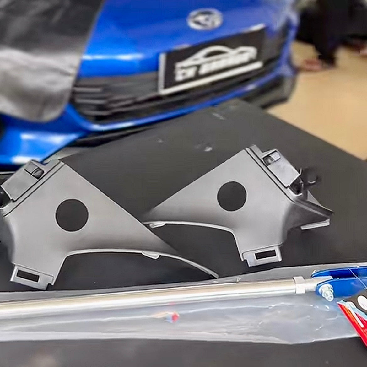 CH GARAGE - Side Garnish Set for Cusco Rear Pillar Power Brace for 2022+ Toyota GR86 ZN8 / Subaru BRZ ZD8